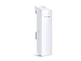 TP-Link Long Range Outdoor Wifi Transmitter - 5GHz, 300Mbps, High Gain Mimo Antenna, 15km+ Point to Point Wireless Transmission, Poe Powered W/ Poe Adapter Included, Wisp Modes (CPE510)