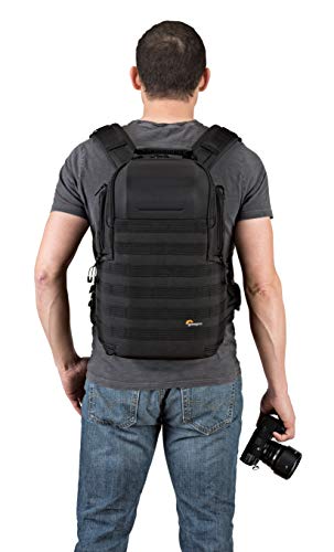Lowepro ProTactic 350 AW II Black Pro Modular Backpack with All Weather Cover for Laptop Up to 13 Inch, Tablet, Canon/Sony Alpha/Nikon DSLR, Mirrorless CSC and DJI Mavic Drones LP37176-PWW