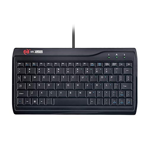 Super Mini Wired Keyboard, MCSaite Full Size 78 Keys Keypad Small Portable Fit with Professional or Industrial Use for Computer Laptop Mac Notebook