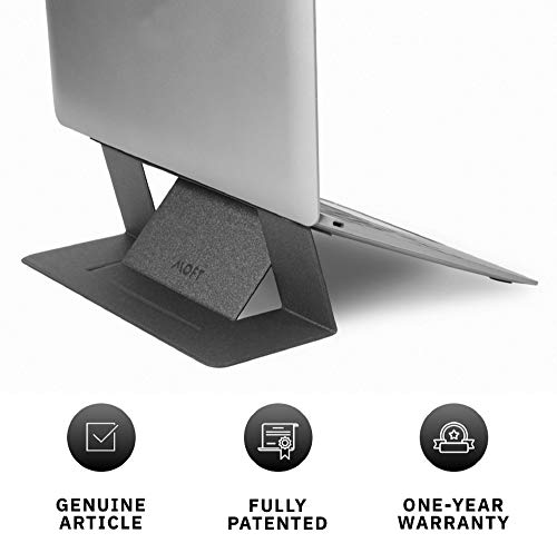 MOFT Laptop Stand, Invisible Lightweight Laptop Computer Stand, Compatible with MacBook, Air, Pro, Tablets and Laptops up to 15.6”, Patented, Starry Grey