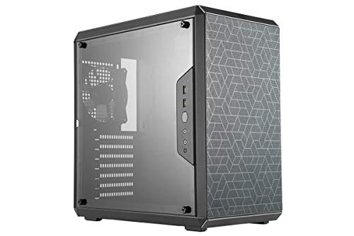 Cooler Master MasterBox Q500L Matx Tower w/ ATX MB Support, Magnetic Dust Filter, Transparent Acrylic Side Panel, Adjustable I/O & Fully Ventilated for Airflow