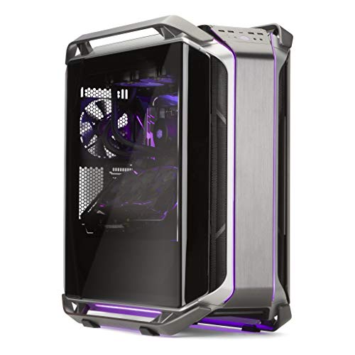 Cooler Master Cosmos C700M with ARGB Lighting, Aluminum Panels, a Riser Cable, and Curved Tempered Glass, C700M Full Tower