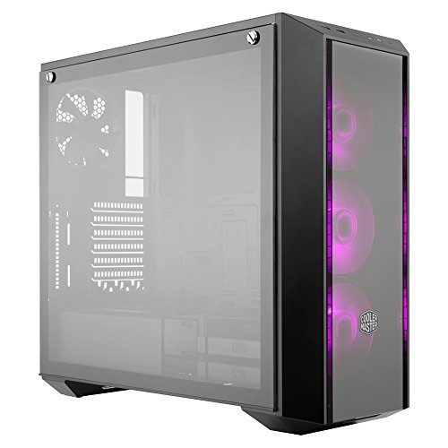 Cooler Master MCY-B5P2-KWGN-01 MasterBox Pro 5 RGB ATX Mid-Tower w/ Front DarkMirror Panel, Tempered Glass Side Panel & 3x 120mm RGB Fans w/1 to 3 Splitter Cable